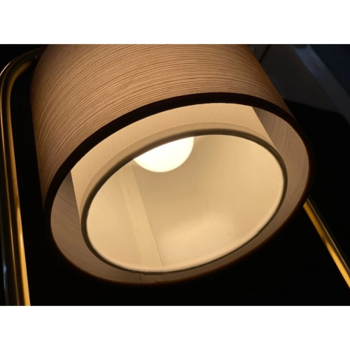 (READY STOCK) TABLE LAMP 075 NORDIC MODERN DESIGNER GOLD BROWN COVER