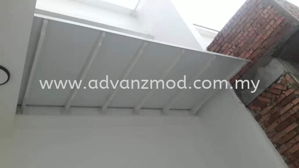 Awning Cover with Aluminium Composite panel White  Roofing & Awning  Selangor, Malaysia, Kuala Lumpur (KL), Puchong Supplier, Supply, Supplies, Retailer | Advanz Mod Trading