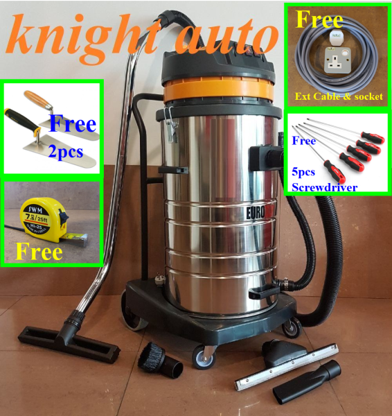 FreeGifts- Europower VAC8003 Wet & Dry 3-Motor Industrial Vacuum 80L 3000W ID30716 Vacuum Cleaner Cleaning & House Keeping   Selangor, Malaysia, Kuala Lumpur (KL), Seri Kembangan, Setapak, Kajang Supplier, Suppliers, Supply, Supplies | Knight Auto Sdn Bhd