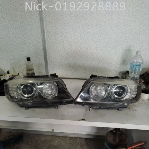 BMW E90 LCI FACELIFT HEADLAMP COMPLETE SET ( LEFT SIDE NO HAVE COVER )