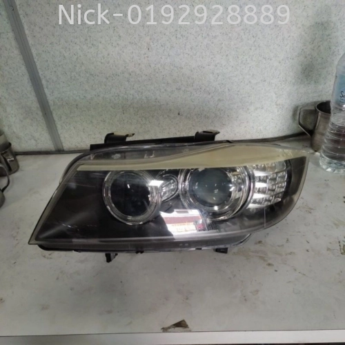 BMW E90 LCI FACELIFT HEADLAMP LEFT SIDE - WITHOUT BALLAST / ECU - ( NO HAVE COVER )