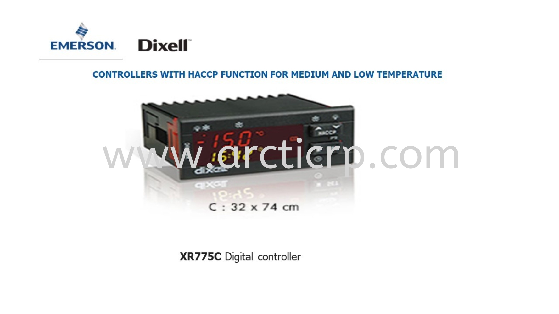 Digital Controller with HACCP Function XR775C