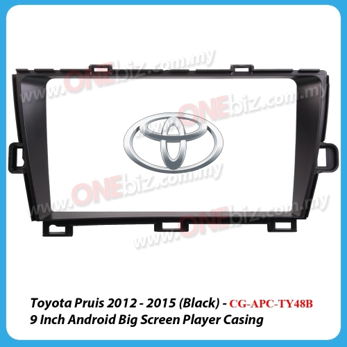 Toyota Prius 2012 - 2015 (Black) - 9 Inch Android Big Screen Player Casing - CG-APC-TY48