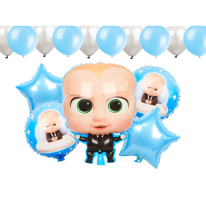 Baby boss little boss theme balloon (not include latex balloon 