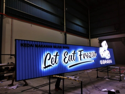 3d Led Boxup Signboard At Wison Signboard 