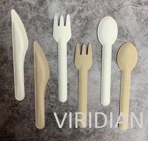 Sugarcane cutlery set