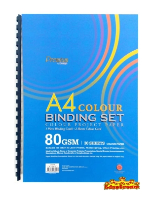 Campap Binding Set / Project Paper A4 Colour 30 Sheets