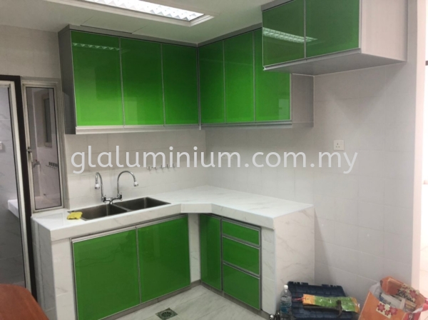  Wall kitchen aluminium swing door Selangor, Malaysia, Kuala Lumpur (KL), Cheras Supplier, Installation, Supply, Supplies | GL GLASS & ALUMINIUM TRADING