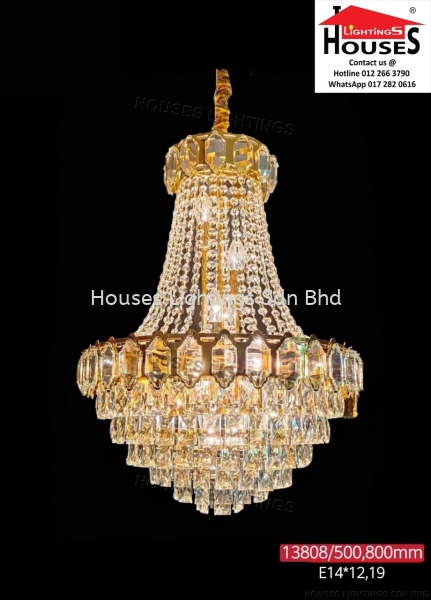 HANGING 13808 500MM 800MM Classic Chandelier Indoor Pendant Light  Pendant Light Selangor, Malaysia, Kuala Lumpur (KL), Puchong Supplier, Suppliers, Supply, Supplies | Houses Lightings Sdn Bhd