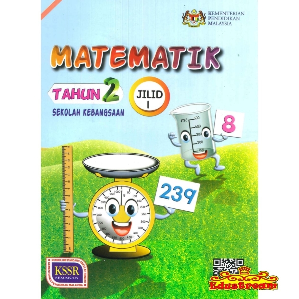 Buku Teks Matematik Tahun 2 Jilid 1  SK Year 2 Textbook Books Johor Bahru (JB), Malaysia Supplier, Suppliers, Supply, Supplies | Edustream Sdn Bhd