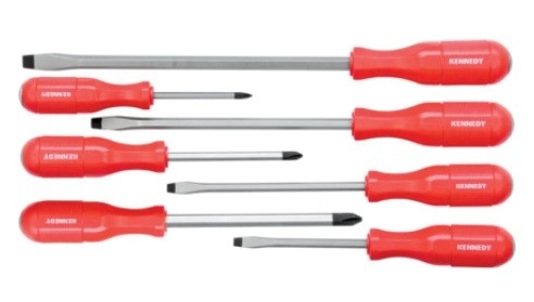 KEN5723700K - POUND THRU' HI-GRIP SCREWDRIVERSET 7-PCE