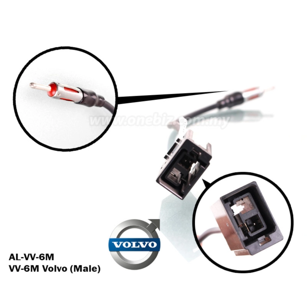 Radio Antenna Join Socket for Volvo (Male) - AL-VV-6M