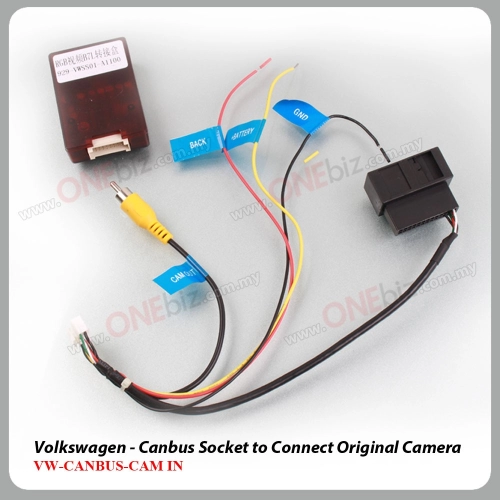 Volkswagen - Canbus Socket to Connect Original Camera - VW-CANBUS-CAM IN