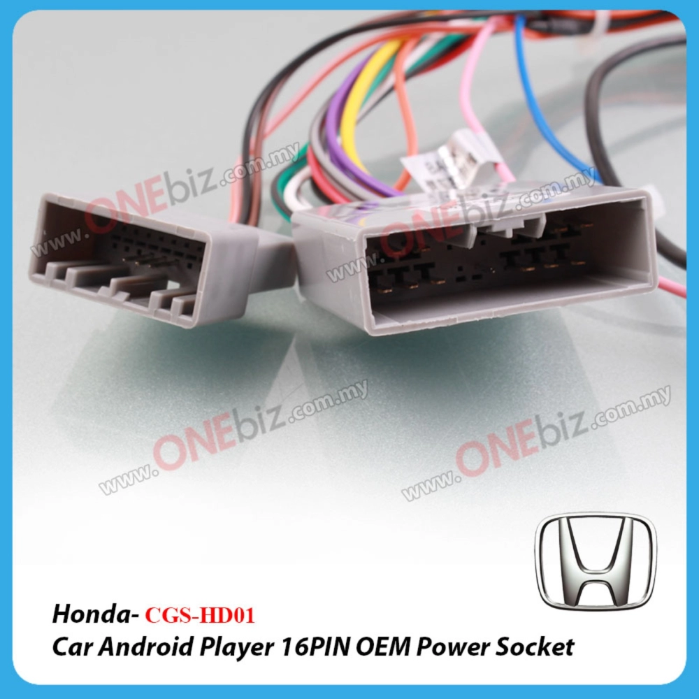 Honda - Car Android Player 16 PIN OEM Power Socket - CGS-HD01