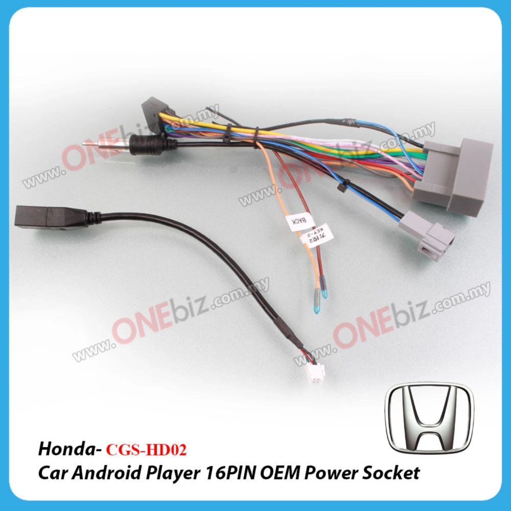 Honda - Car Android Player 16 PIN OEM Power Socket - CGS-HD02