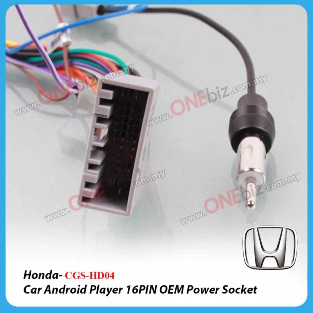 Honda - Car Android Player 16 PIN OEM Power Socket - CGS-HD04