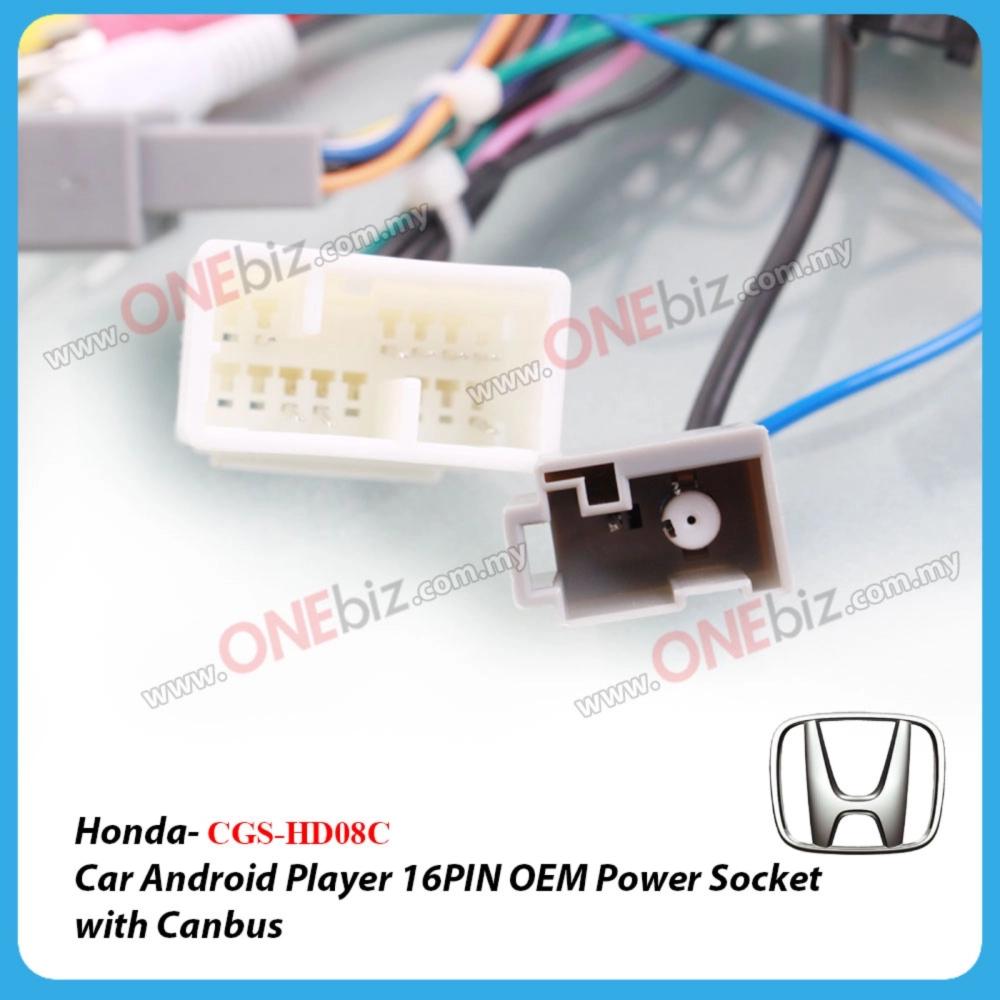 Honda Civic 2012 -2016 - Car Android Player 16 PIN OEM Power Socket with Canbus - CGS-HD08C