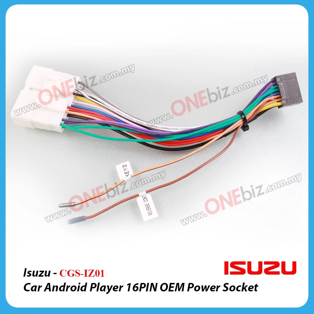 Isuzu Dmax 2006 - 2020 - Car Android Player 16 PIN OEM Power Socket - CGS-IZ01