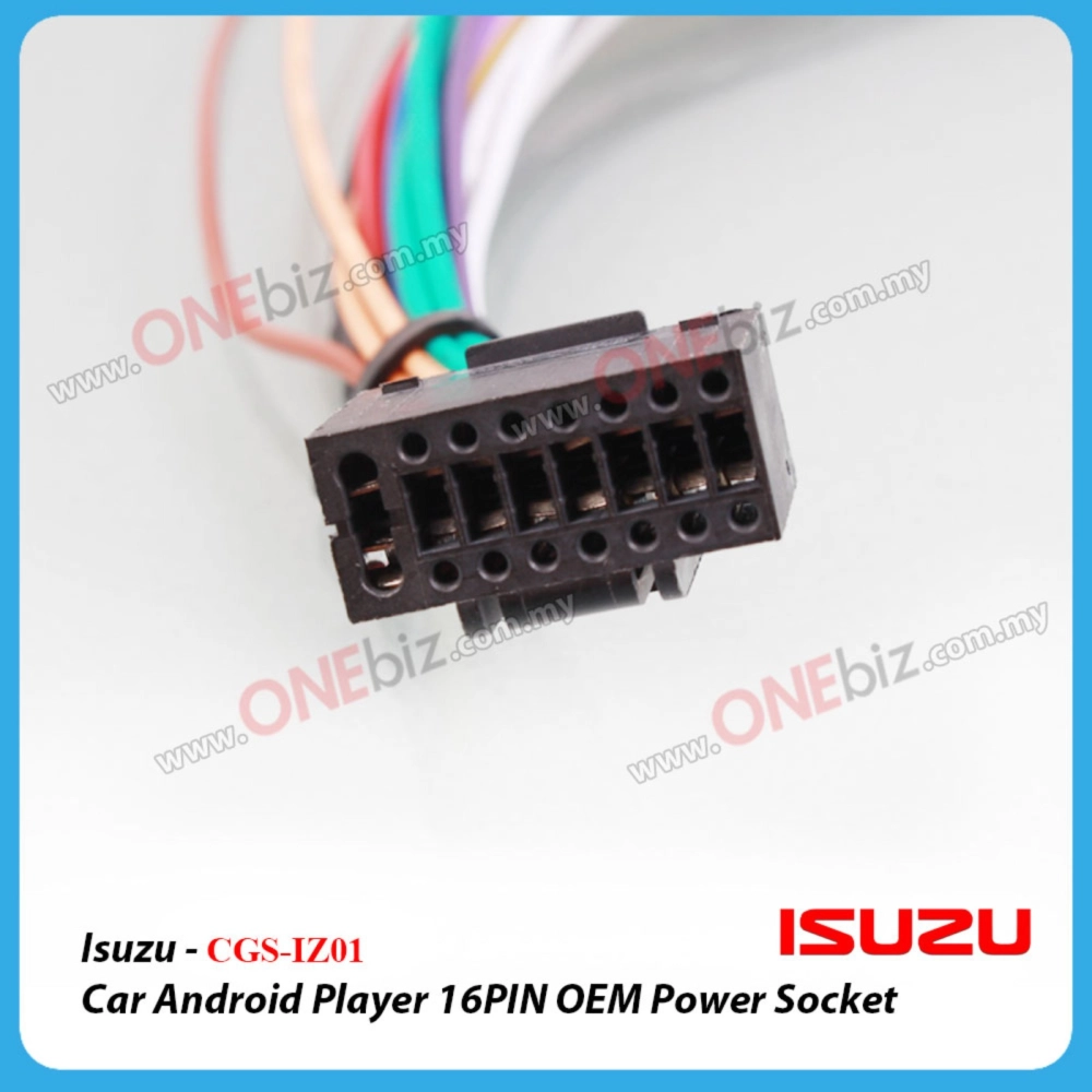 Isuzu Dmax 2006 - 2020 - Car Android Player 16 PIN OEM Power Socket - CGS-IZ01