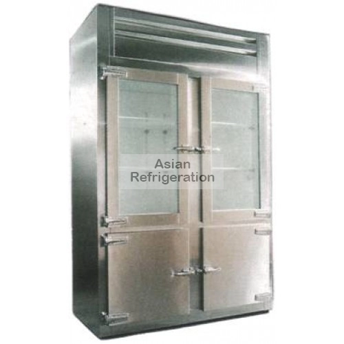 Stainless Steel Standard 4 Door Chiller Freezer Chrome Handle [Ready Stock]