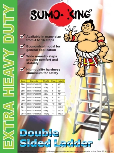 Sumo King Heavy Duty Double Sided Ladder