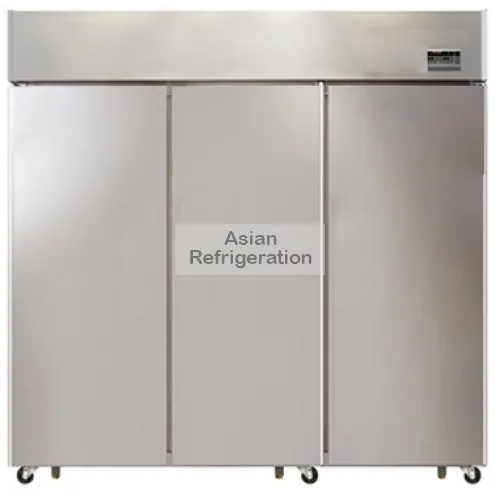 Stainless Steel 3 Full Door Upright Freezer