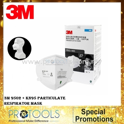 3M 9502 + KN95 Particulate Respirator Mask