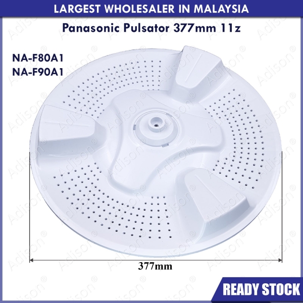 Code: 33841 Pulsator for Panasonic 377mm For NA-F80A1 / NA-F90A1 Washing Machine Parts Melaka, Malaysia Supplier, Wholesaler, Supply, Supplies | Adison Component Sdn Bhd