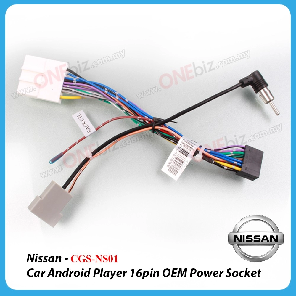 Nissan - Car Android Player 16 PIN OEM Power Socket - CGS-NS01