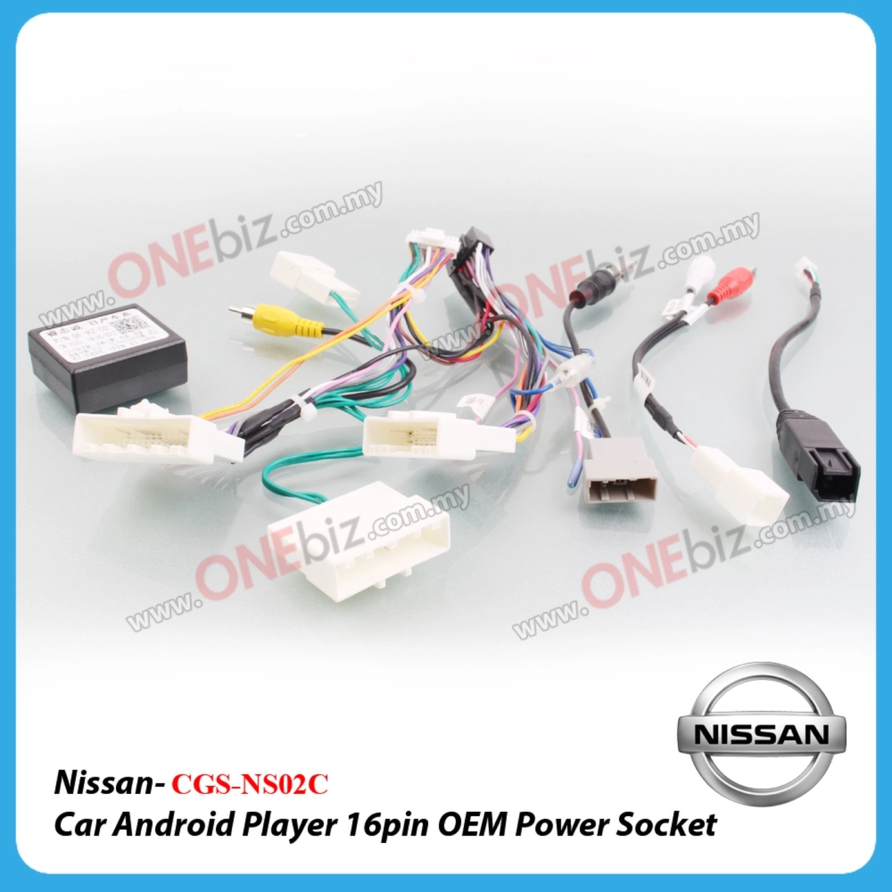 Nissan - Car Android Player 16 PIN OEM Power Socket with Canbus - CGS-NS02C