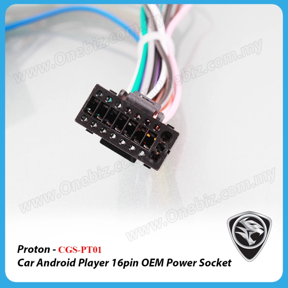 Proton - Car Android Player 16 PIN OEM Power Socket - CGS-PT01