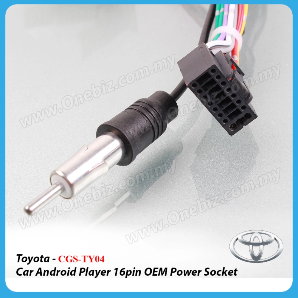 Toyota - Car Android Player 16 PIN OEM Power Socket (5 head) - CGS-TY04