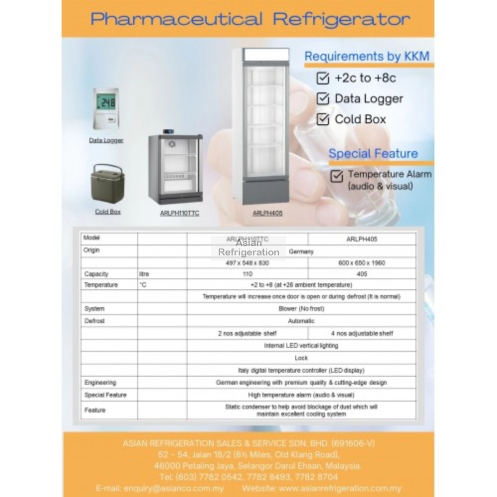 Pharmaceutical Refrigerator (325L) [Ready Stock]