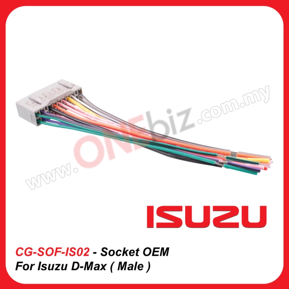 Socket OEM For Isuzu D-Max ( Male ) - CG-SOF-IS02