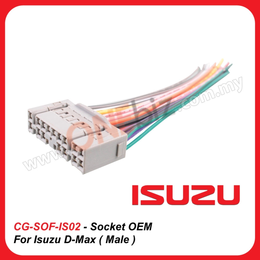Socket OEM For Isuzu D-Max ( Male ) - CG-SOF-IS02