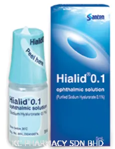 Hialid 0.1% Opthalmic Solution (5ML)