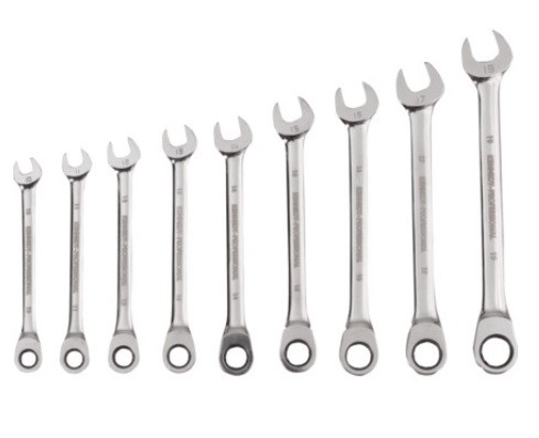 KEN5823990K - 10-19mm RATCHET COMBINATIONSPANNER SET 9PC