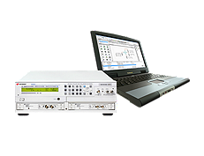 keysight e5263a 2 channel iv analyzer / source monitor unit (high power smu and medium power smu)