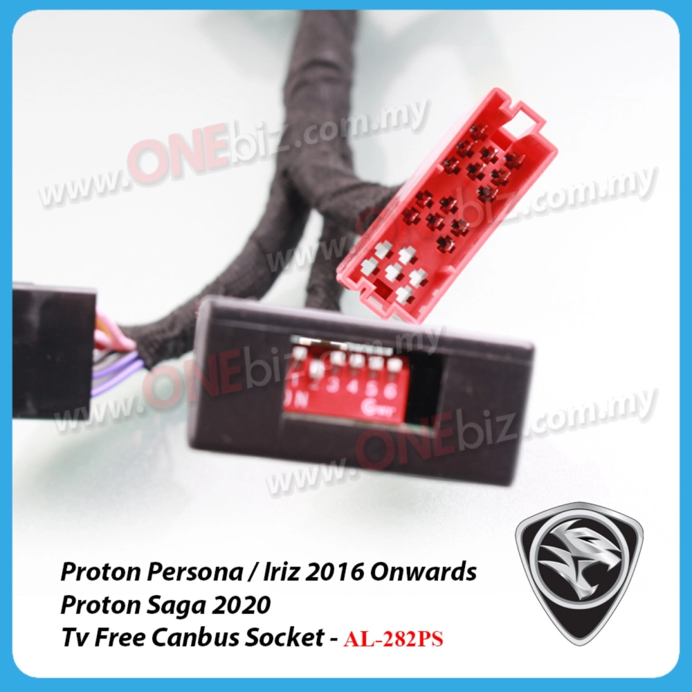 Proton Persona / Iriz 2016 Onwards / Saga 2020 - Tv Free Canbus Socket - AL-282PS