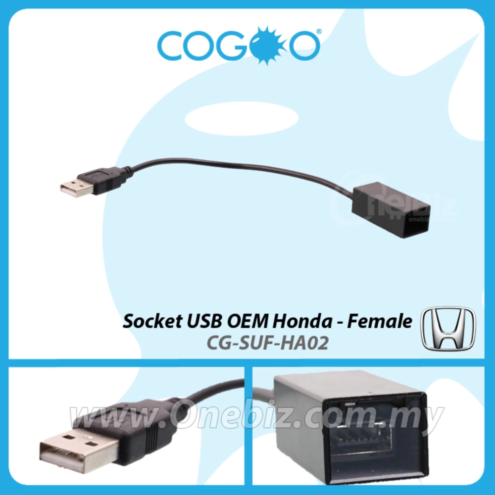 COGOO Socket USB OEM Honda (Female) - CG-SUF-HA02