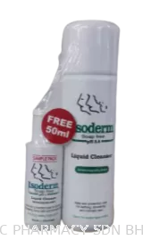 ISODERM LIQUID CLEANSER (250 ML FOC 50 ML)