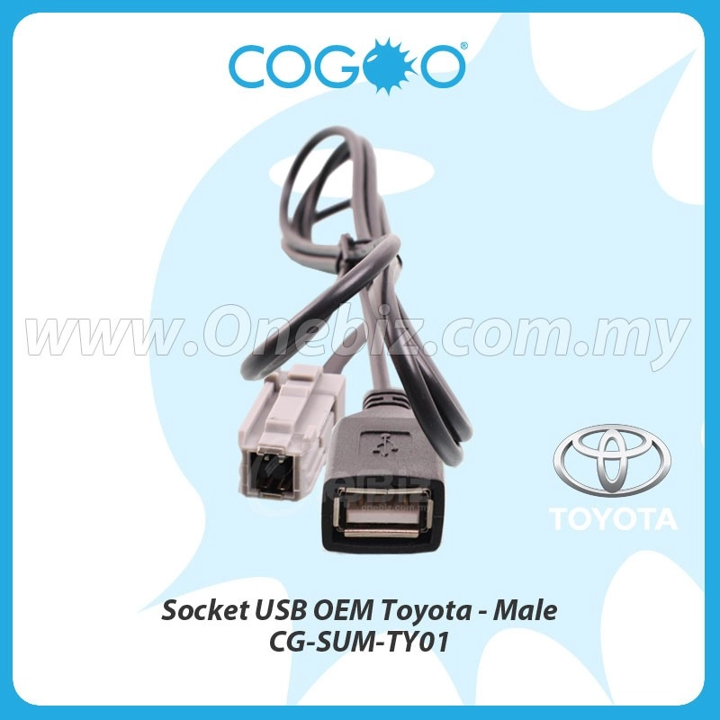 COGOO Socket USB OEM Toyota (Male) - CG-SUM-TY01