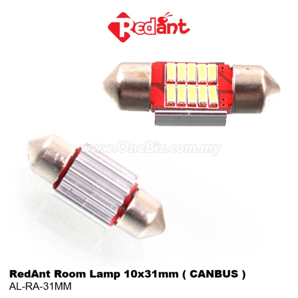 RedAnt Room Lamp 10x31mm (CANBUS) - AL-RA-31MM