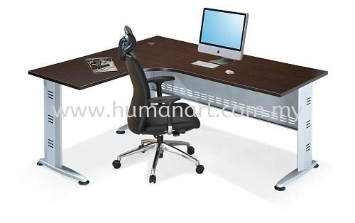 QAMAR L-SHAPE OFFICE TABLE/DESK AQL 1815(L) - Mutiara Damansara | Bukit Jelutong | Kota Damansara