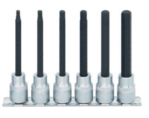 KEN5826324K - 4-10mmx100mm O/A HEXAGONSCREWDRIVER BIT SET 6PC