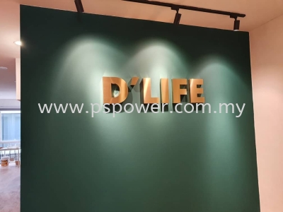 3D Signage for Indoor Wall