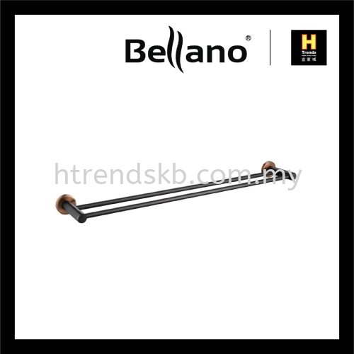 Bellano Double Towel Bar (Rose Gold) BLN7202RGSS