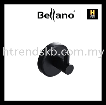 Bellano Robe Hook (Black) BLN7205BKSS