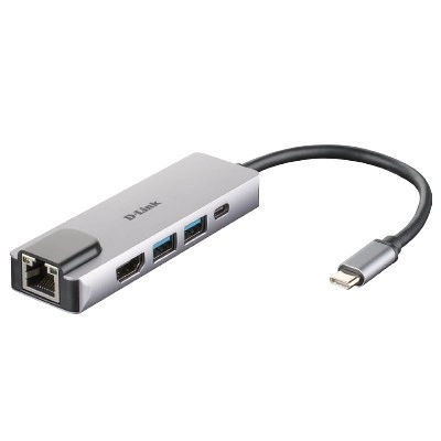 5-IN-1 USB-C HUB WITH HDMI ETHERNET AND POWER DELIVERY