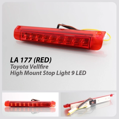 Toyota Vellfire High Mount Stop Light 9 LED - Red - AV-LA-177